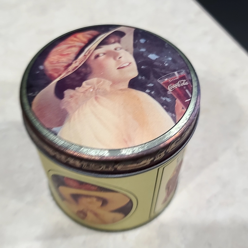 Vintage Coca Cola Tin Can